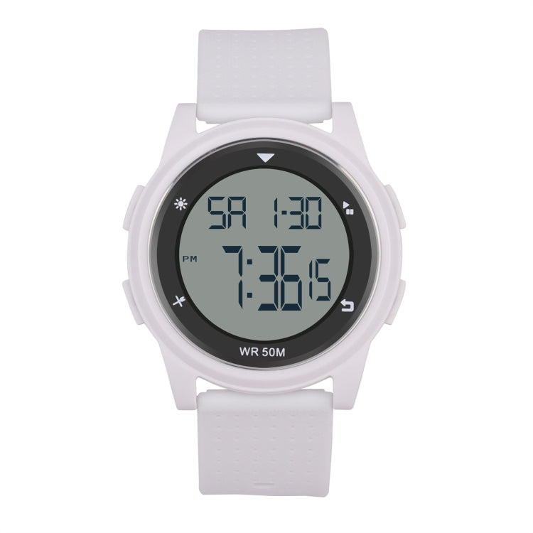 SPOVAN S100 Men Outdoor Multifunctional Waterproof Electronic Watch(White) - LED Digital Watches by SPOVAN | Online Shopping South Africa | PMC Jewellery