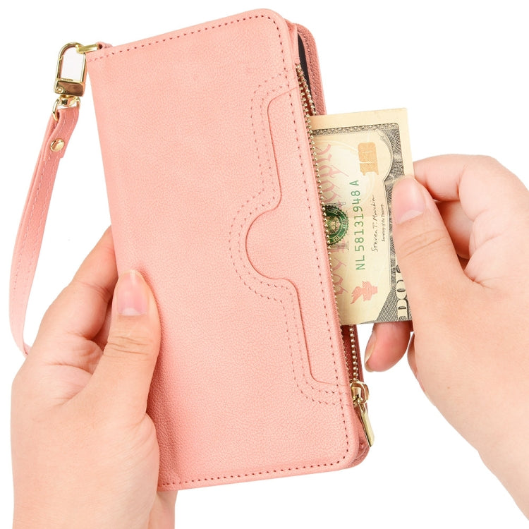 For ASUS Zenfone 10 / 9 Litchi Texture Zipper Leather Phone Case(Pink) - free shipping - PMC TechLife - Order now!