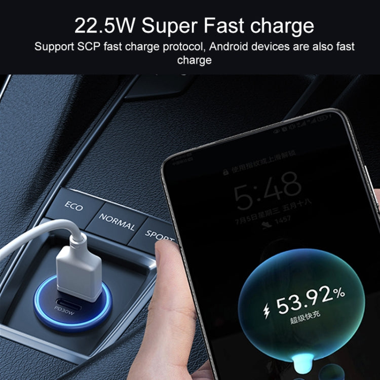 MOMAX UC18 30W Dual Port QC3.0 Car Fast Charger - Car Charger by MOMAX | Online Shopping South Africa | PMC Jewellery