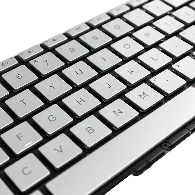 For HP Spectre 15-AP US Version Laptop Backlight Keyboard(Silver) - HP Spare Parts by PMC TechLife | Online Shopping South Africa | PMC TechLife | Buy Now Pay Later Mobicred