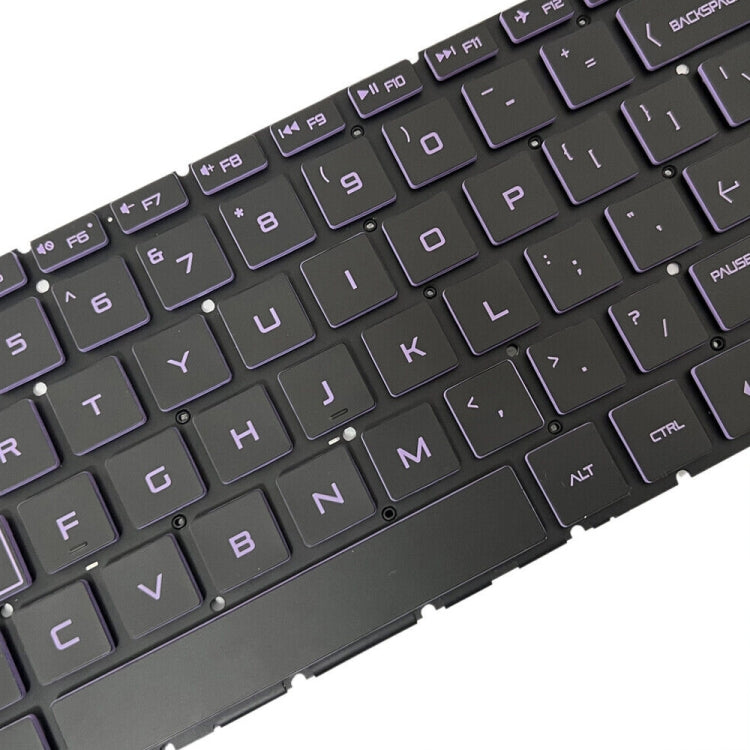 For HP Pavilion Gaming 15-DK US Version Laptop Backlight Keyboard(Purple) - HP Spare Parts by PMC TechLife | Online Shopping South Africa | PMC TechLife