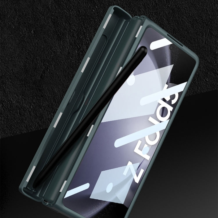 For Samsung Galaxy Z Fold5 GKK Integrated Magnetic Full Coverage Phone Flip Case with Pen Box(Gold) - free shipping - PMC TechLife - Order now!