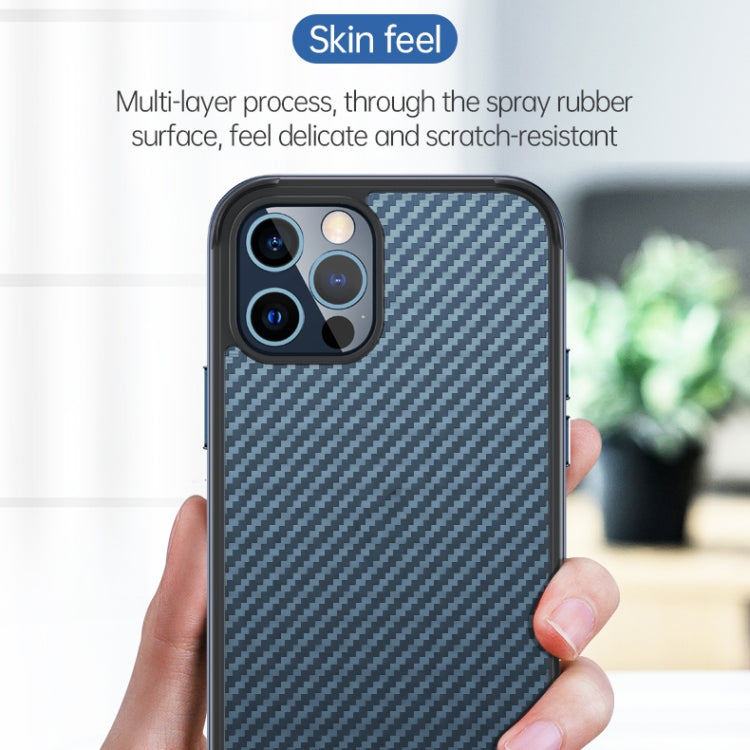 For iPhone 13 Pro Max SULADA Luxury 3D Carbon Fiber Textured Metal + TPU Frame Phone Case(Sierra Blue) - iPhone 13 Pro Max Cases by SULADA | Online Shopping South Africa | PMC Jewellery