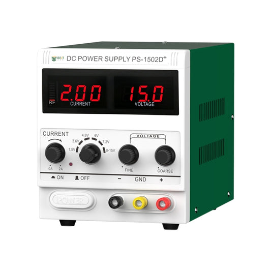 BEST 1502D+ 15V / 2A Digital Display DC Regulated Power Supply, 110V US Plug - Power Supply by BEST | Online Shopping South Africa | PMC Jewellery