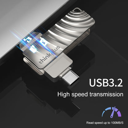 Lenovo Thinkplus MU232 USB 3.2 + USB-C / Type-C Dual Head Flash Drive, Memory:256GB - USB Flash Drives by Lenovo | Online Shopping South Africa | PMC Jewellery | Buy Now Pay Later Mobicred