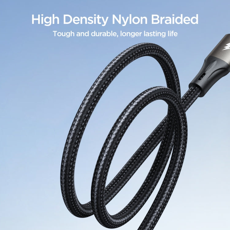 JOYROOM SA25-CL3 30W USB-C/Type-C to 8 Pin Fast Charge Data Cable, Length:2m(Black) - 2 in 1 Cable by JOYROOM | Online Shopping South Africa | PMC Jewellery