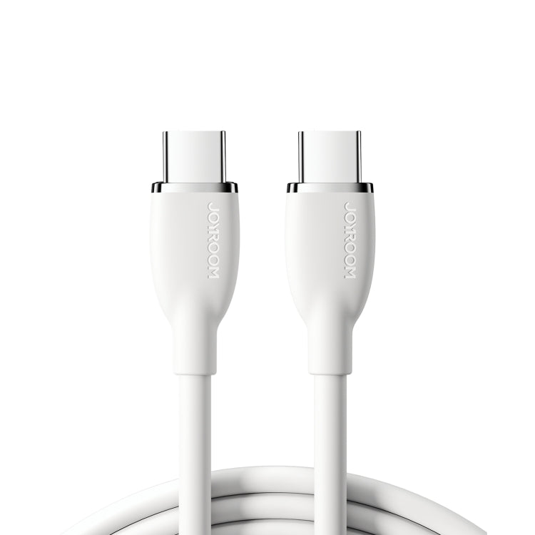 JOYROOM SA29-CC5 100W USB-C/Type-C to USB-C/Type-C Liquid Silicone Fast Charging Data Cable, Length: 2m(White) - USB-C & Type-C Cable by JOYROOM | Online Shopping South Africa | PMC Jewellery