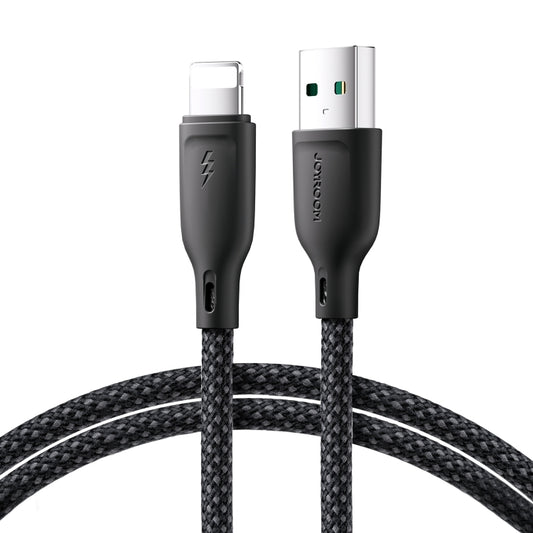 JOYROOM SA34-AL3 3A USB to 8 Pin Fast Charge Data Cable, Length: 1m(Black) - Normal Style Cable by JOYROOM | Online Shopping South Africa | PMC Jewellery
