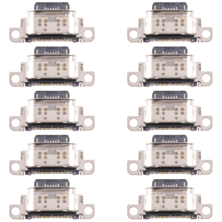 For Samsung Galaxy Quantum 2 SM-A826 10 PCS Charging Port Connector - Single Tail Connector by PMC TechLife | Online Shopping South Africa | PMC TechLife