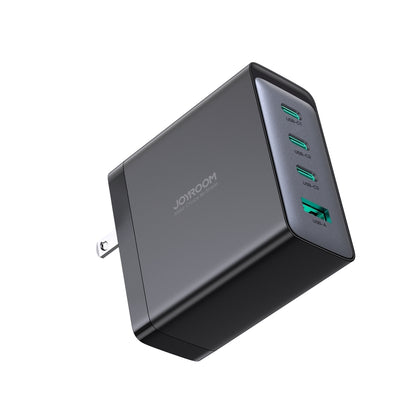 JOYROOM JR-TCG04 100W USB+3 x Type-C GaN Multi-port Charger Set, Specification:US Plug(Black) - USB Charger by JOYROOM | Online Shopping South Africa | PMC Jewellery