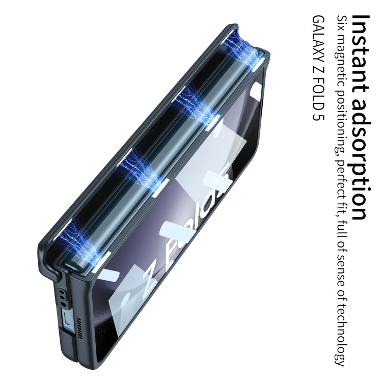 For Samsung Galaxy Z Fold5 GKK Integrated Folding Armored Shell PC Phone Case(Wine Red) - free shipping - PMC TechLife - Order now!