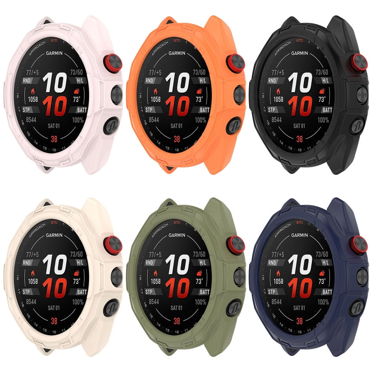 Compatible with Garmin Approach S70 47mm Armor Hollow Watch Protective Case(Black) - free shipping - PMC TechLife - Order now!