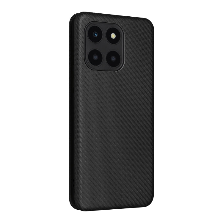 For Honor X6a 4G Carbon Fiber Texture Flip Leather Phone Case(Black) - free shipping - PMC TechLife - Order now!