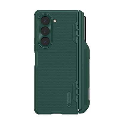 For Samsung Galaxy Z Fold5 NILLKIN Frosted Fold PC + TPU Phone Case with Pen Slot(Green) - Galaxy Z Fold5 Cases by NILLKIN | Online Shopping South Africa | PMC Jewellery