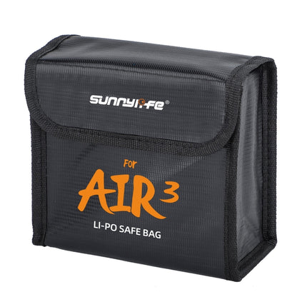 For DJI Air 3 Sunnylife Battery Explosion-proof Safe Bag Protective Li-Po Safe Bag For 3pcs Batteries - Carry Cases & Bags by Sunnylife | Online Shopping South Africa | PMC Jewellery | Buy Now Pay Later Mobicred