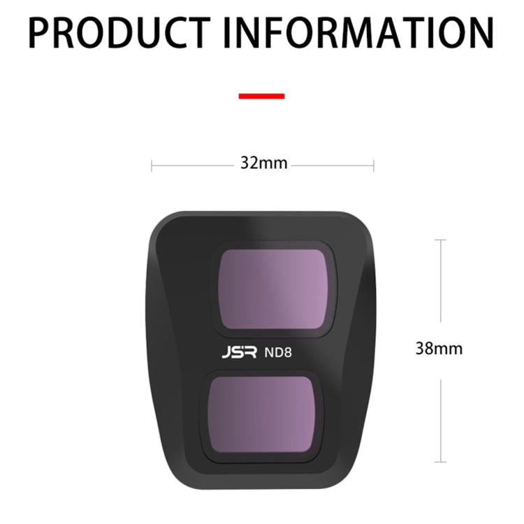 For DJI Air 3 JSR KB Series Drone Lens Filter, Filter:8 in 1 CPL ND NDPL NIGHT -  by JSR | Online Shopping South Africa | PMC Jewellery | Buy Now Pay Later Mobicred