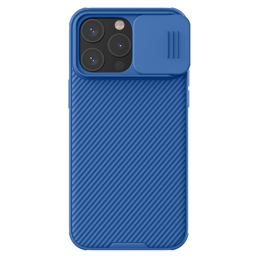 For iPhone 15 Pro Max NILLKIN CamShield Pro PC Phone Case(Blue) - iPhone 15 Pro Max Cases by NILLKIN | Online Shopping South Africa | PMC Jewellery | Buy Now Pay Later Mobicred