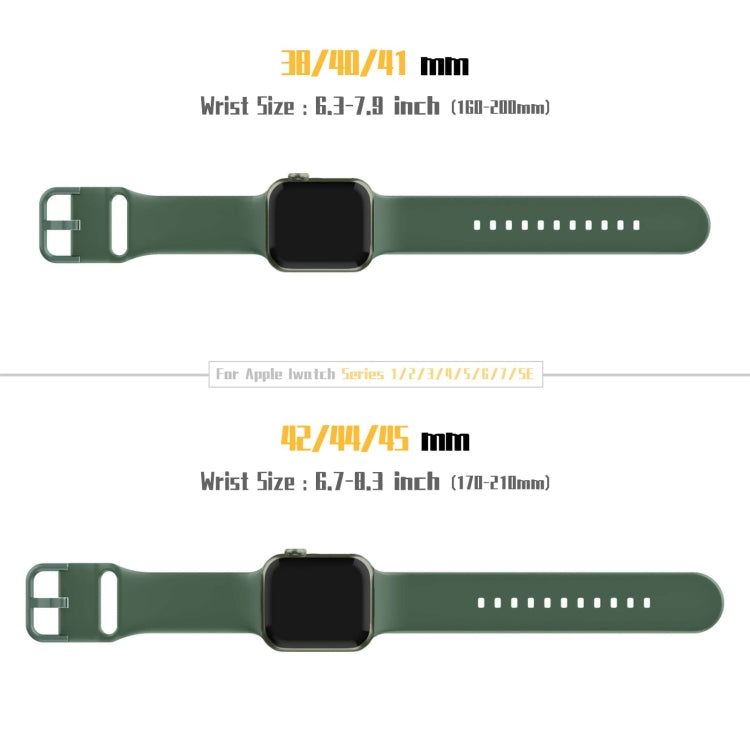 For Apple Watch 6 44mm Pin Buckle Silicone Watch Band(Clover) - Watch Bands by PMC TechLife | Online Shopping South Africa | PMC TechLife