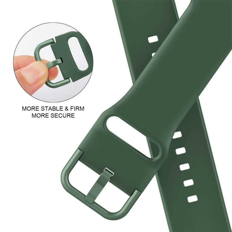 For Apple Watch 5 44mm Pin Buckle Silicone Watch Band(Clover) - Watch Bands by PMC TechLife | Online Shopping South Africa | PMC TechLife