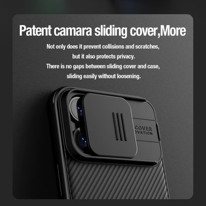 For iPhone 15 Pro NILLKIN CamShield Pro PC Phone Case(Blue) - iPhone 15 Pro Cases by NILLKIN | Online Shopping South Africa | PMC Jewellery