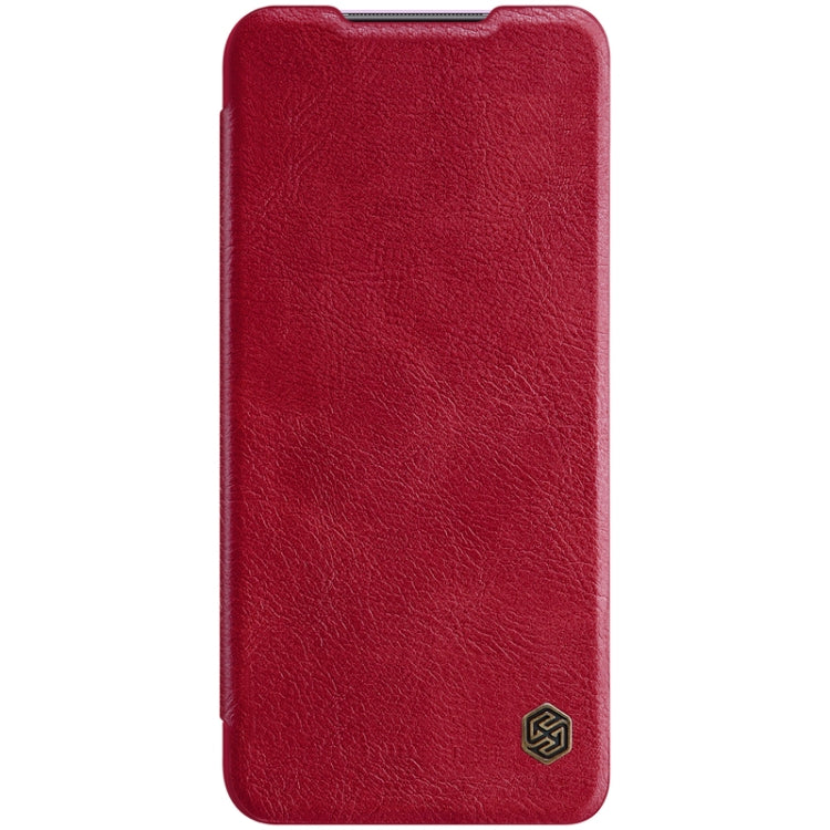 For Xiaomi Redmi 10X 5G NILLKIN QIN Series Crazy Horse Texture Horizontal Flip Leather Case with Card Slot(Red) - Xiaomi Cases by NILLKIN | Online Shopping South Africa | PMC Jewellery