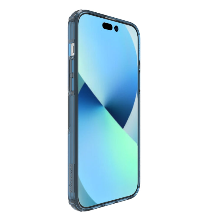 For iPhone 15 NILLKIN Ultra Clear PC + TPU Phone Case(Blue) - iPhone 15 Cases by NILLKIN | Online Shopping South Africa | PMC Jewellery