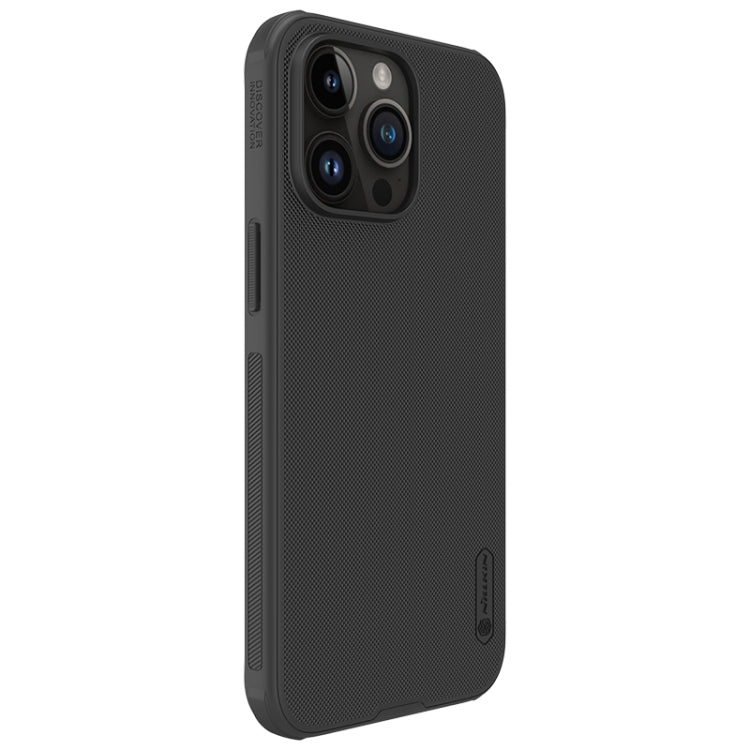 For iPhone 15 Pro Max NILLKIN Frosted Shield Pro PC + TPU Phone Case(Black) - iPhone 15 Pro Max Cases by NILLKIN | Online Shopping South Africa | PMC Jewellery