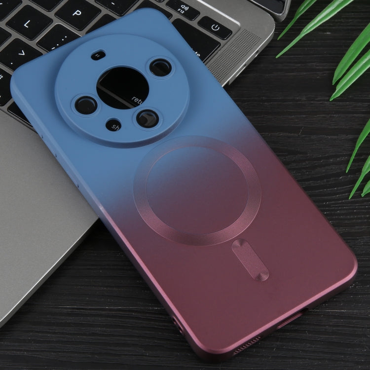 For Huawei Mate 60 Liquid TPU Silicone Gradient MagSafe Phone Case(Blue Purple) - free shipping - PMC TechLife - Order now!
