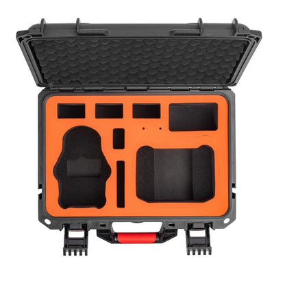 For DJI Mini 4 Pro STARTRC Drone Kit Waterproof ABS Suitcase Storage Box(Black Orange) - Carry Cases & Bags by STARTRC | Online Shopping South Africa | PMC Jewellery | Buy Now Pay Later Mobicred