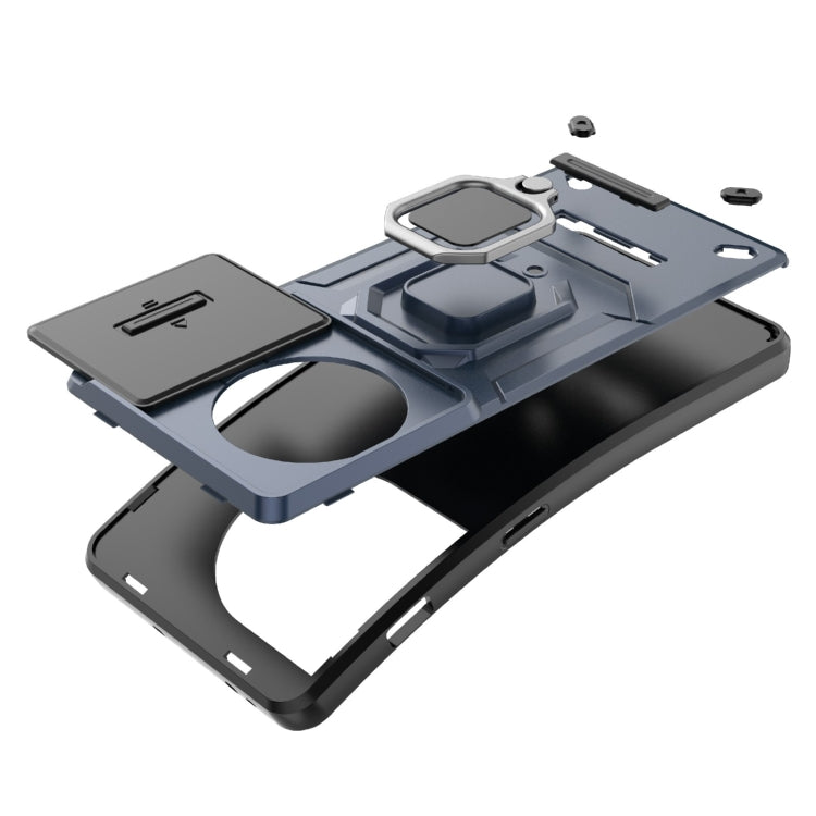 For OnePlus 11 5G Sliding Camshield TPU + PC Shockproof Phone Case with Holder(Black) - free shipping - PMC TechLife - Order now!