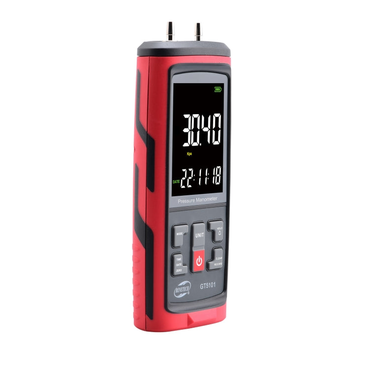 BENETECH GT5101 LCD Display Differential Pressure Meter, Specification:4KPa - free shipping - PMC TechLife - Order now!