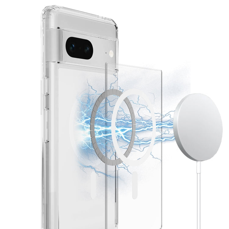 For Google Pixel 7 MagSafe Clear Acrylic PC Hybrid TPU Phone Case(Transparent) - free shipping - PMC TechLife - Order now!
