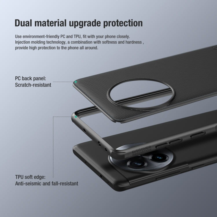 For OnePlus Ace 2 Pro NILLKIN Frosted Shield Pro PC + TPU Phone Case(Blue) - free shipping - PMC TechLife - Order now!