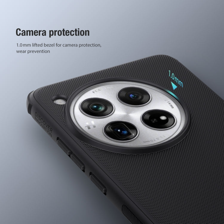 For OnePlus 12 NILLKIN Frosted Shield Pro PC + TPU Phone Case(Blue) - OnePlus Cases by NILLKIN | Online Shopping South Africa | PMC TechLife | Buy Now Pay Later Mobicred