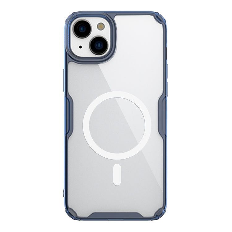 For iPhone 15 Plus NILLKIN Ultra Clear Magsafe PC + TPU Phone Case(Blue) - iPhone 15 Plus Cases by NILLKIN | Online Shopping South Africa | PMC TechLife | Buy Now Pay Later Mobicred