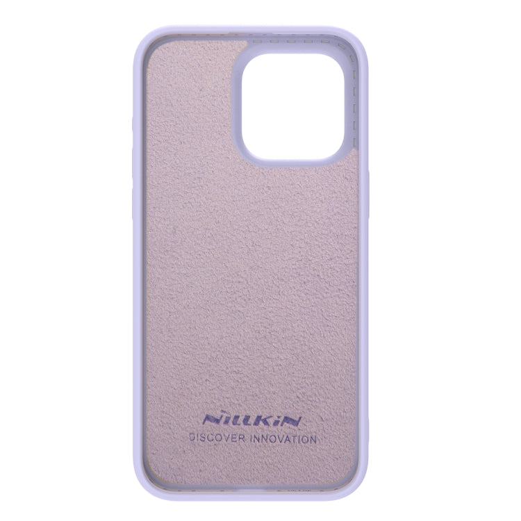 For iPhone 15 Pro NILLKIN CamShield Liquid Silicone Phone Case(Purple) - iPhone 15 Pro Cases by NILLKIN | Online Shopping South Africa | PMC Jewellery
