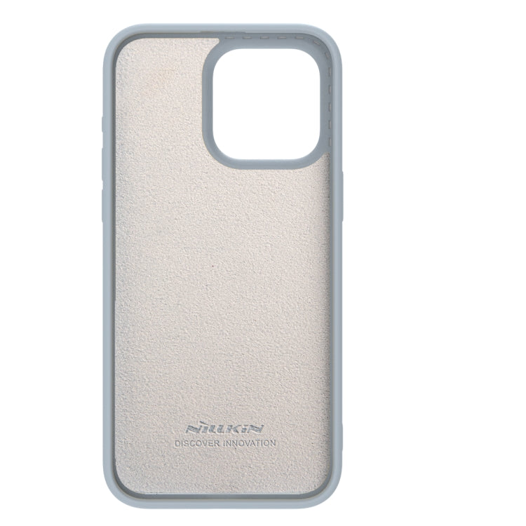 For iPhone 15 Pro NILLKIN CamShield Liquid Silicone Phone Case(Grey) - iPhone 15 Pro Cases by NILLKIN | Online Shopping South Africa | PMC Jewellery