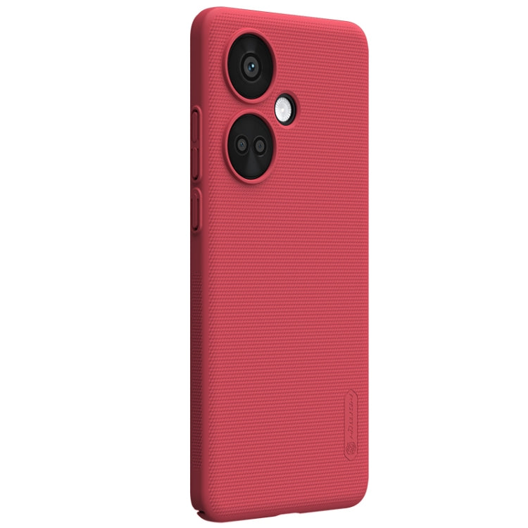For OnePlus Nord CE3 5G NILLKIN Frosted PC Phone Case(Red) - OnePlus Cases by NILLKIN | Online Shopping South Africa | PMC Jewellery