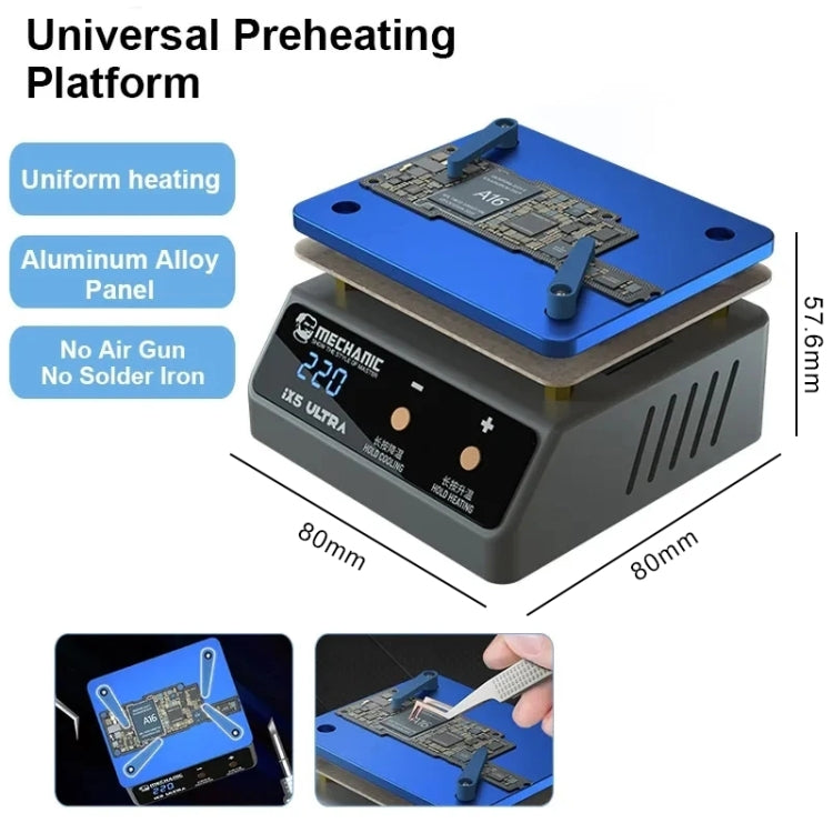 Mechanical IX5 Ultra Universal Preheating Platform for Motherboard Repair, Plug:EU - Separation Equipment by MECHANIC | Online Shopping South Africa | PMC Jewellery