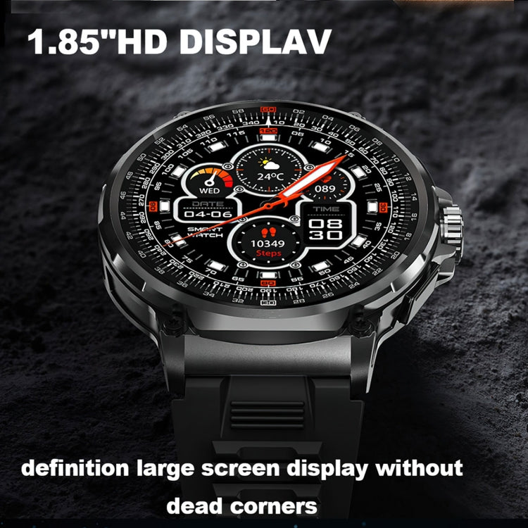 V69 IP68 BT5.0 1.85inch Smart Watch Support Voice Call / Sleep Detection(Silver) - free shipping - PMC TechLife - Order now!