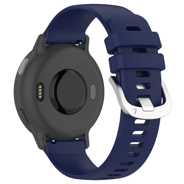 For Garmin vivoactive 5 / Active 5 20mm Silicone Watch Band(Dark Blue) - Watch Bands by PMC TechLife | Online Shopping South Africa | PMC TechLife