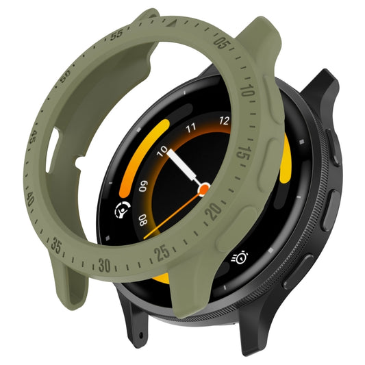 For Garmin Venu 3S Half Pack Hollow TPU Armor Watch Protective Case(Green) - Watch Cases by PMC Jewellery | Online Shopping South Africa | PMC Jewellery