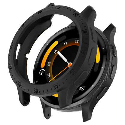 For Garmin Venu 3 Half Pack Hollow TPU Armor Watch Protective Case(Black) - Watch Cases by PMC Jewellery | Online Shopping South Africa | PMC Jewellery