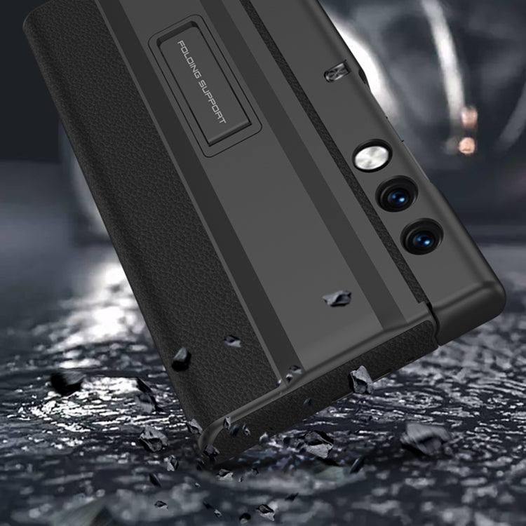 For Honor V Purse GKK Full Coverage Folding Leather Phone Case with Holder(Black) - free shipping - PMC TechLife - Order now!