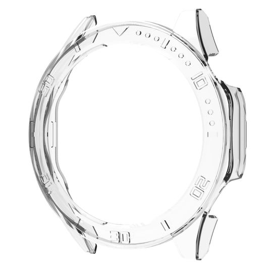 For Huawei Watch GT 4 Half Cover PC Watch Protective Case with Scale(Transparent) - Watch Cases by PMC Jewellery | Online Shopping South Africa | PMC Jewellery