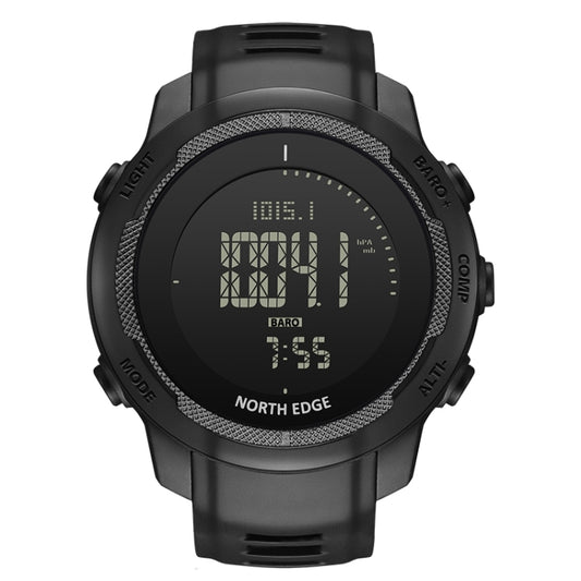 NORTH EDGE VERTICO Carbon Fiber Outdoor Sports Multifunctional Electronic Watch(Black) - Sport Watches by NORTH EDGE | Online Shopping South Africa | PMC Jewellery | Buy Now Pay Later Mobicred