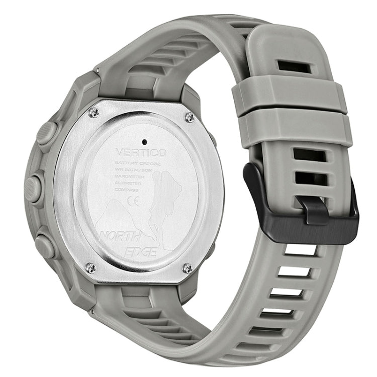 NORTH EDGE VERTICO Carbon Fiber Outdoor Sports Multifunctional Electronic Watch(Grey) - Sport Watches by NORTH EDGE | Online Shopping South Africa | PMC Jewellery | Buy Now Pay Later Mobicred