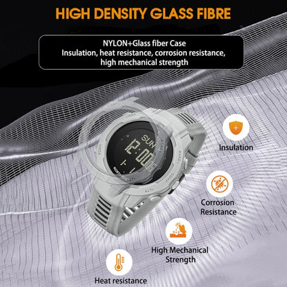 NORTH EDGE VERTICO Carbon Fiber Outdoor Sports Multifunctional Electronic Watch(Grey) - Sport Watches by NORTH EDGE | Online Shopping South Africa | PMC Jewellery | Buy Now Pay Later Mobicred