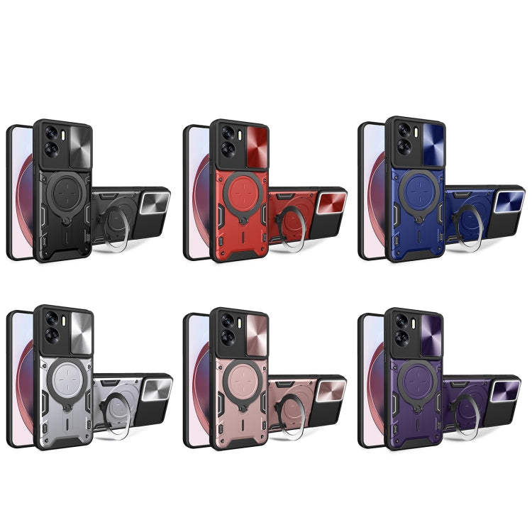 For Honor 90 Lite 5G CD Texture Sliding Camshield Magnetic Holder Phone Case(Pink) - free shipping - PMC TechLife - Order now!