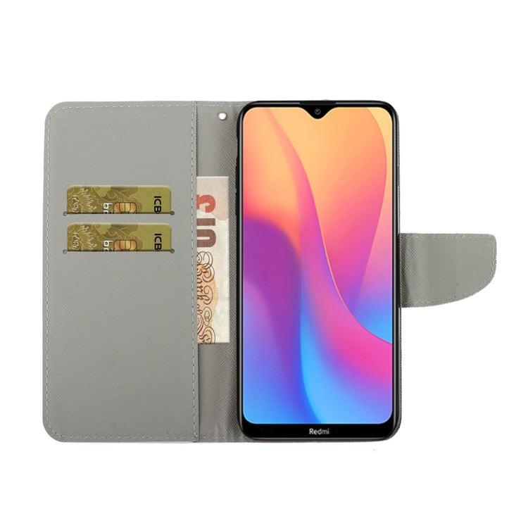 For Xiaomi Redmi 9A 3D Colored Drawing Horizontal Flip PU Leather Case with Holder & Card Slots & Wallet(Down Jacket Cat) - free shipping - PMC TechLife - Order now!